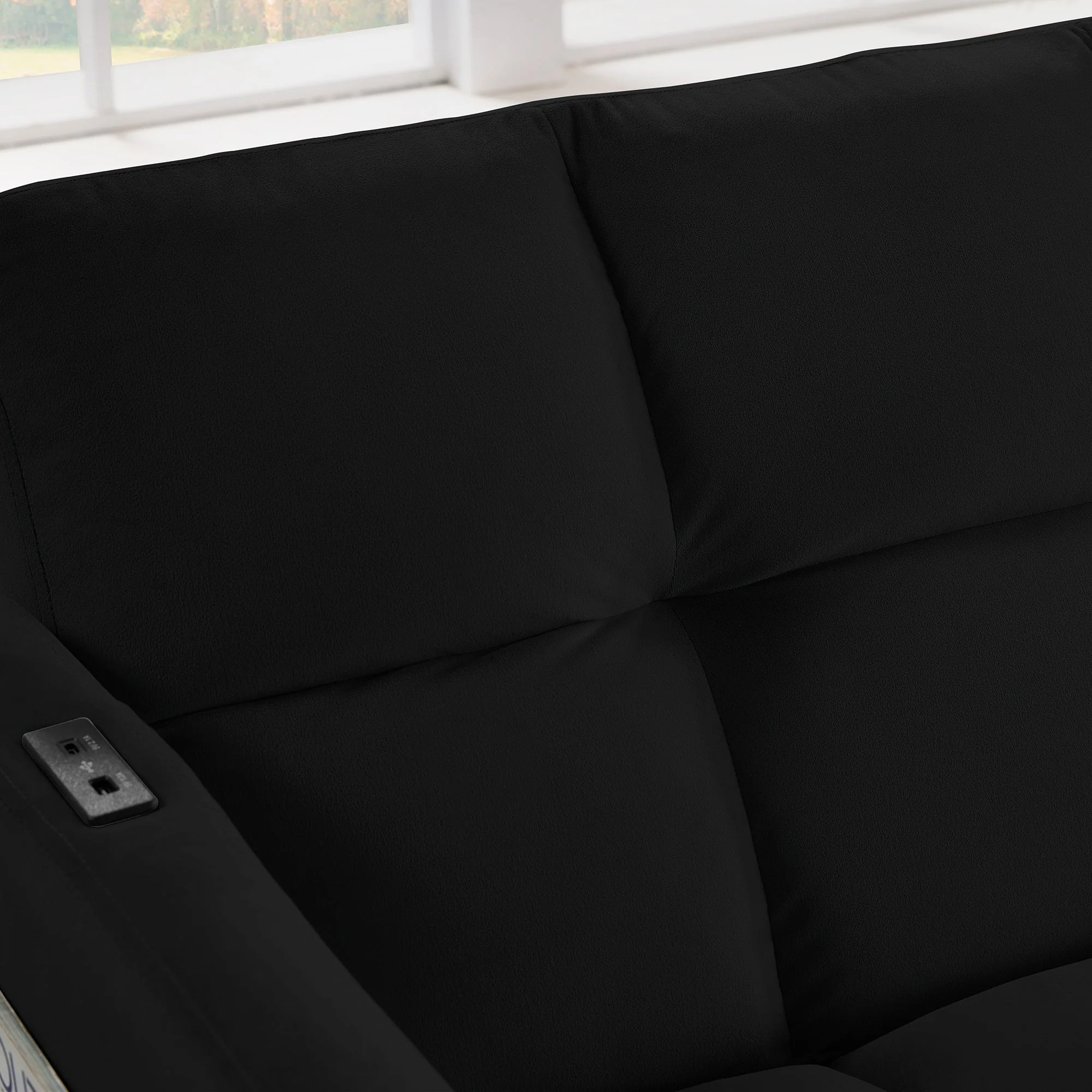 Velvet Futon Couch Convertible Folding Sofa Bed - Image 11