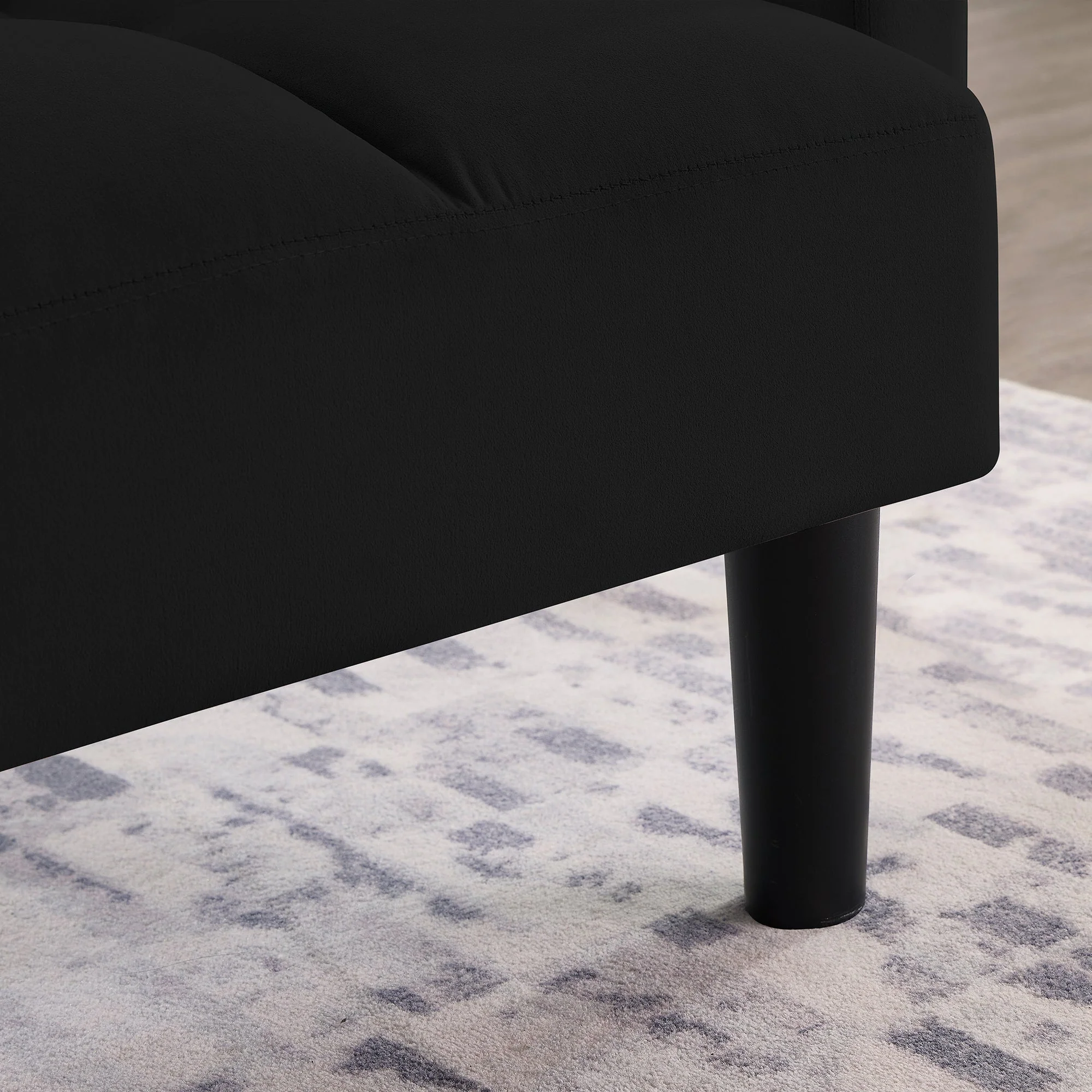 Velvet Futon Couch Convertible Folding Sofa Bed - Image 7