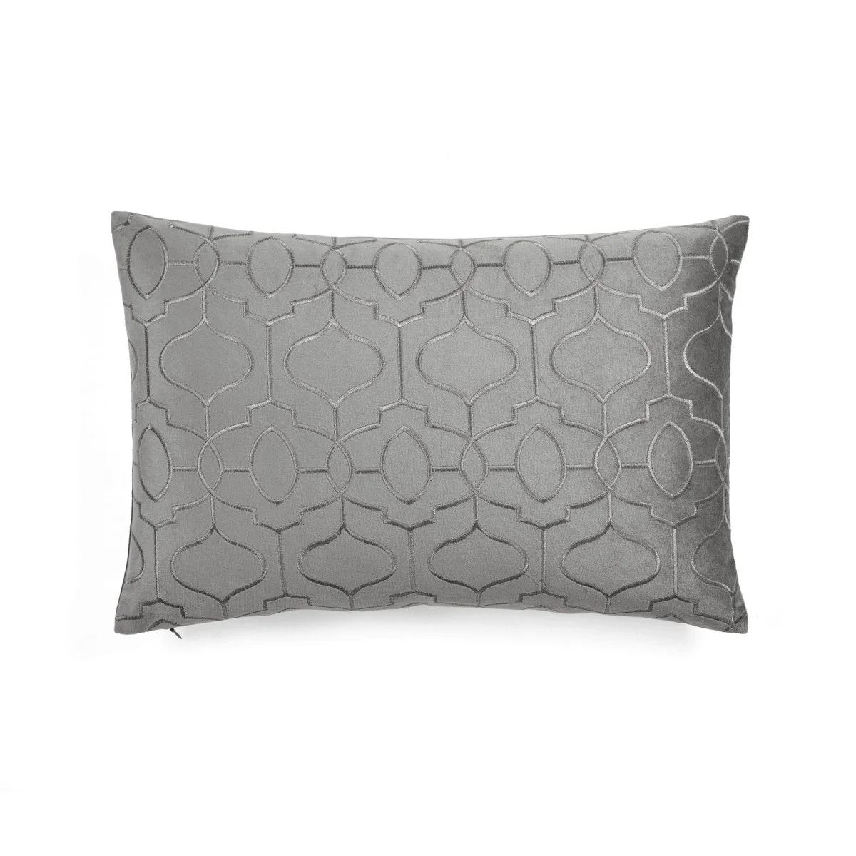 Velvet Geo Decorative Pillow Cover - Image 3