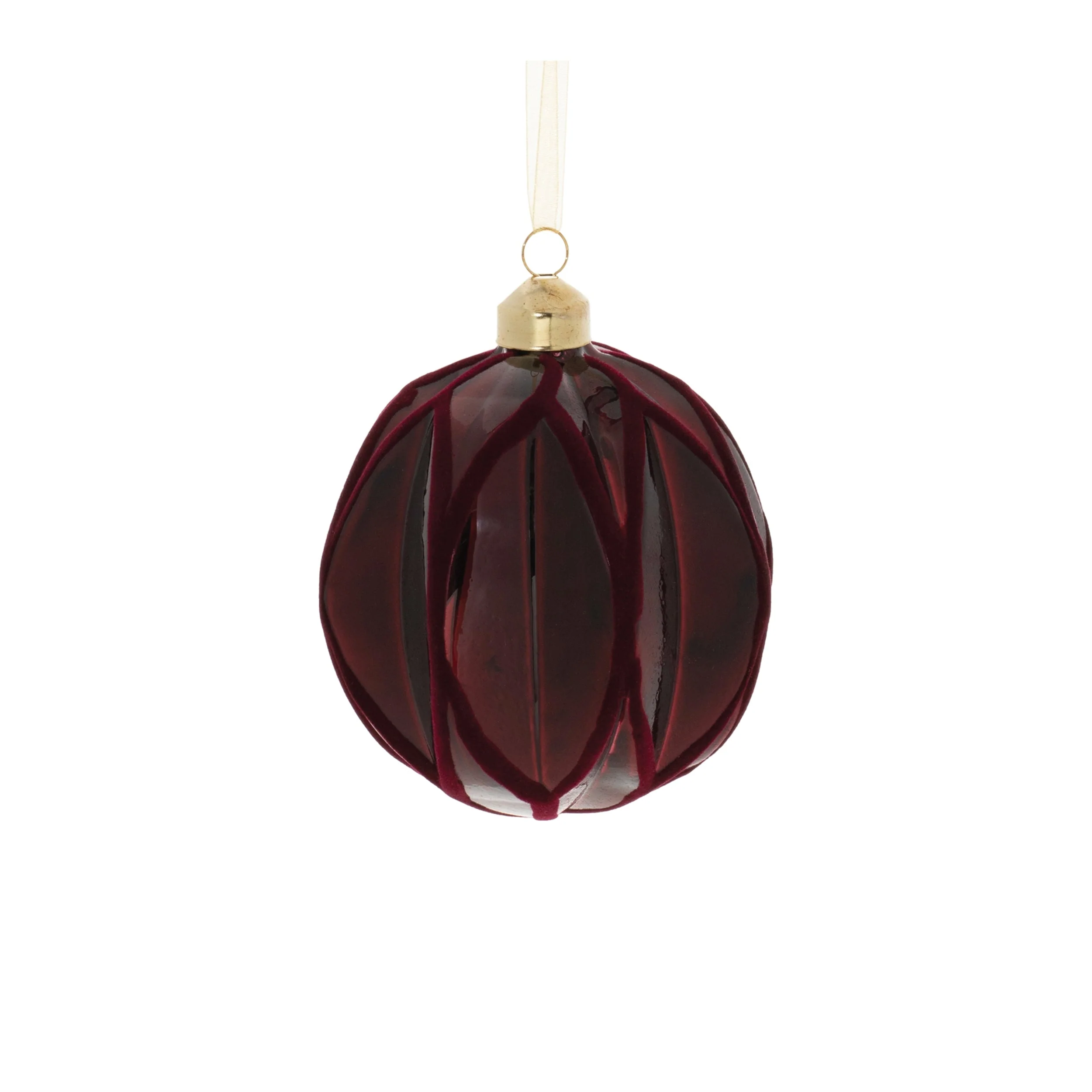 Velvet glass ornament (set of 6) - Image 3
