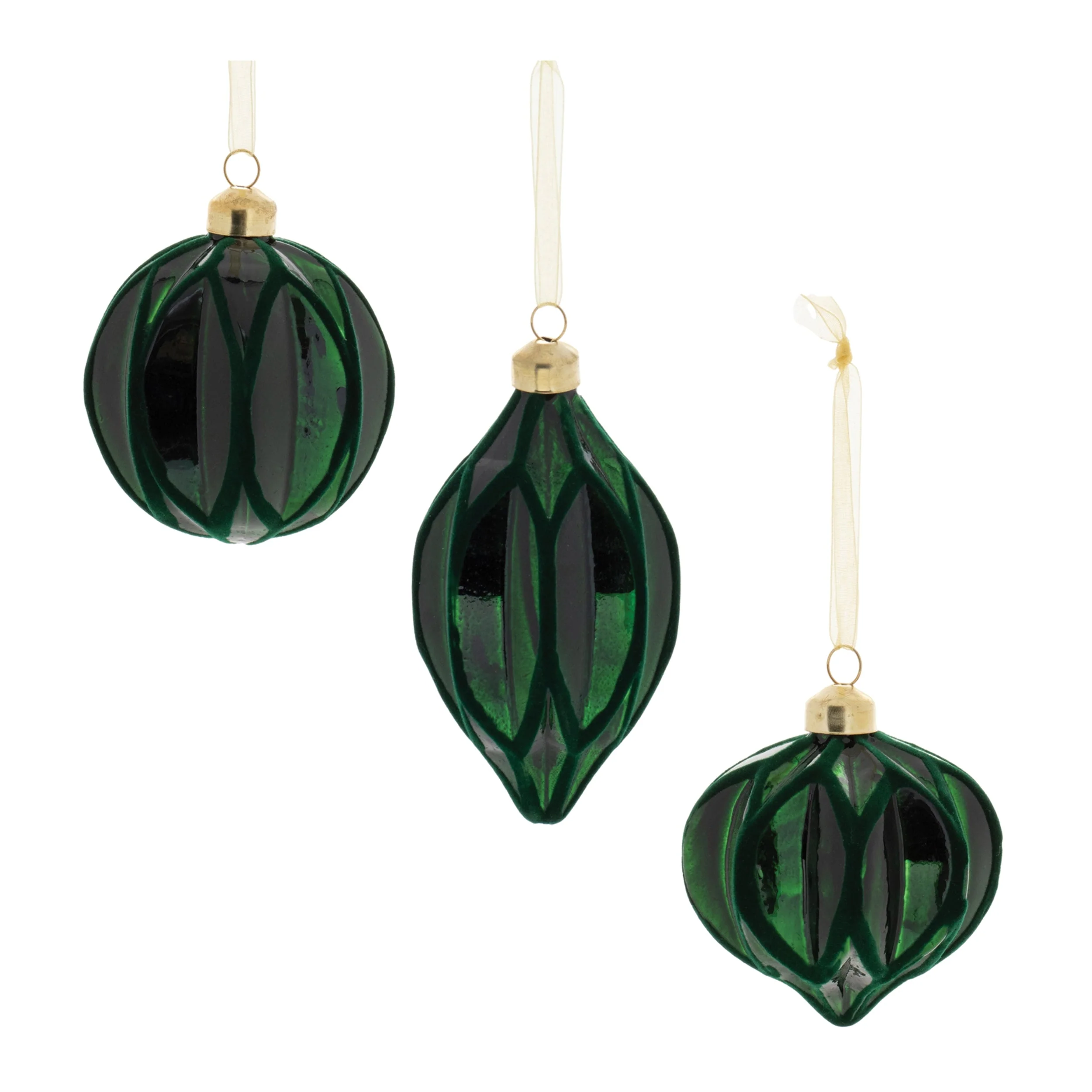 Velvet glass ornament (set of 6) - Image 6