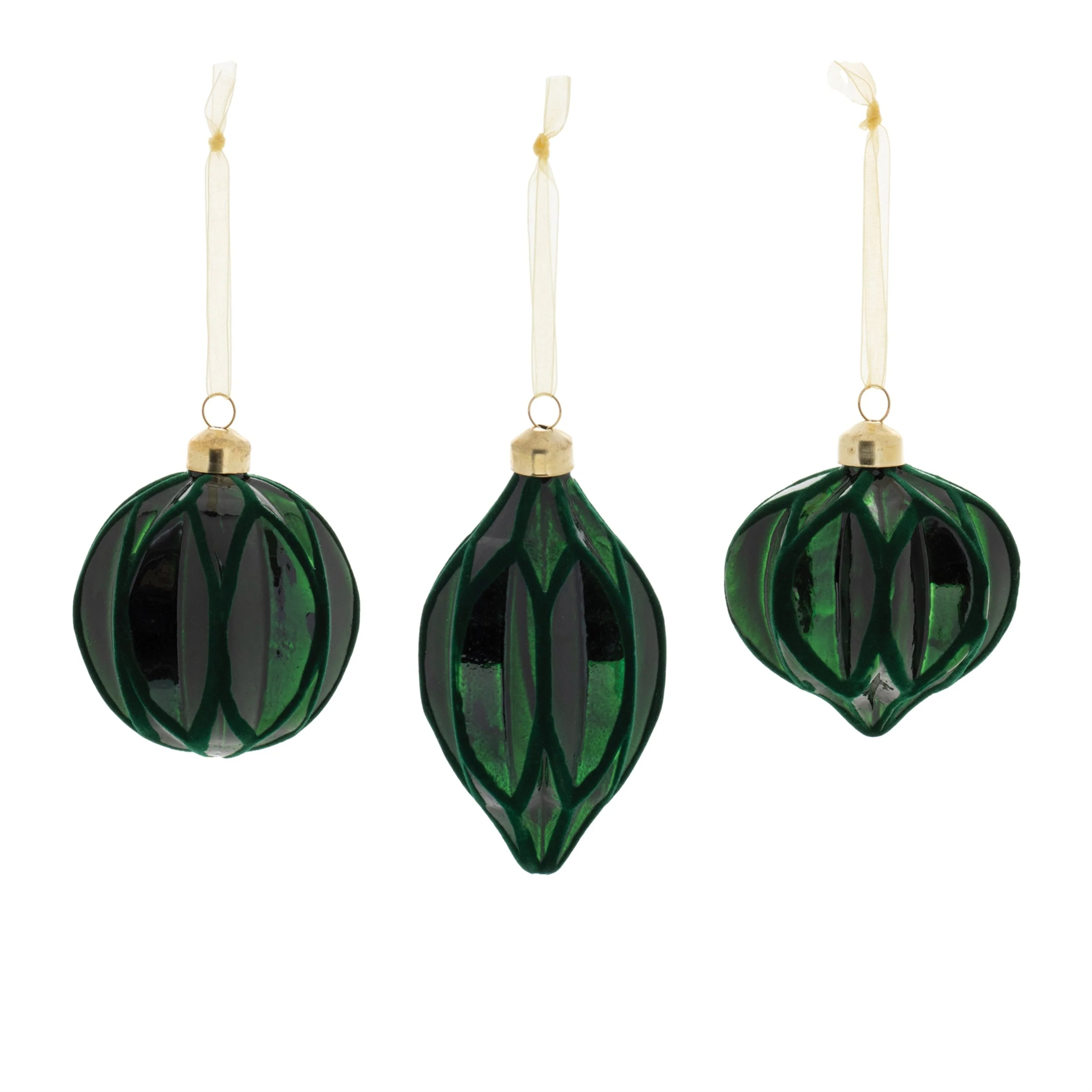 Velvet glass ornament (set of 6) - Image 8
