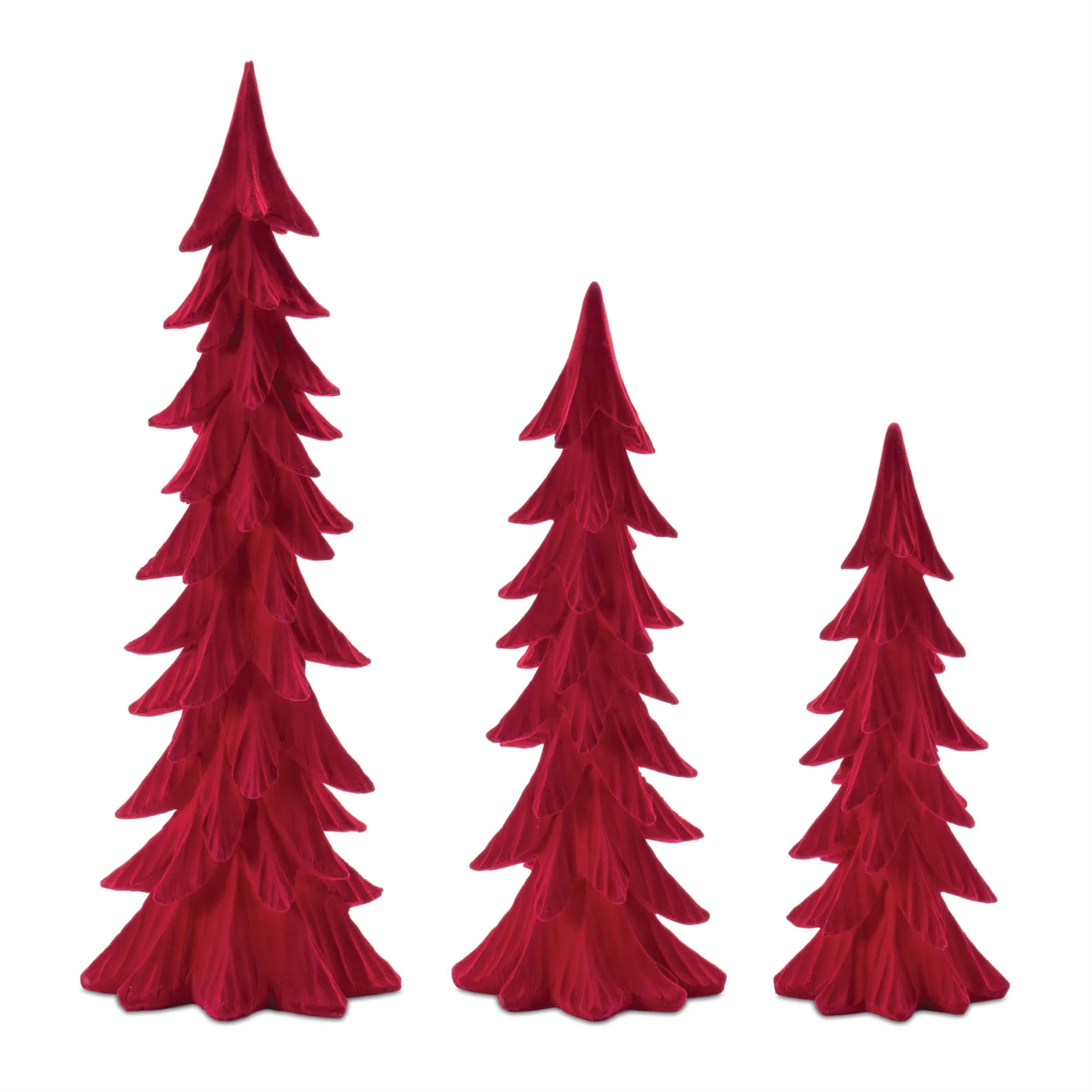 Velvet Pine Tree (Set of 3) - Image 2