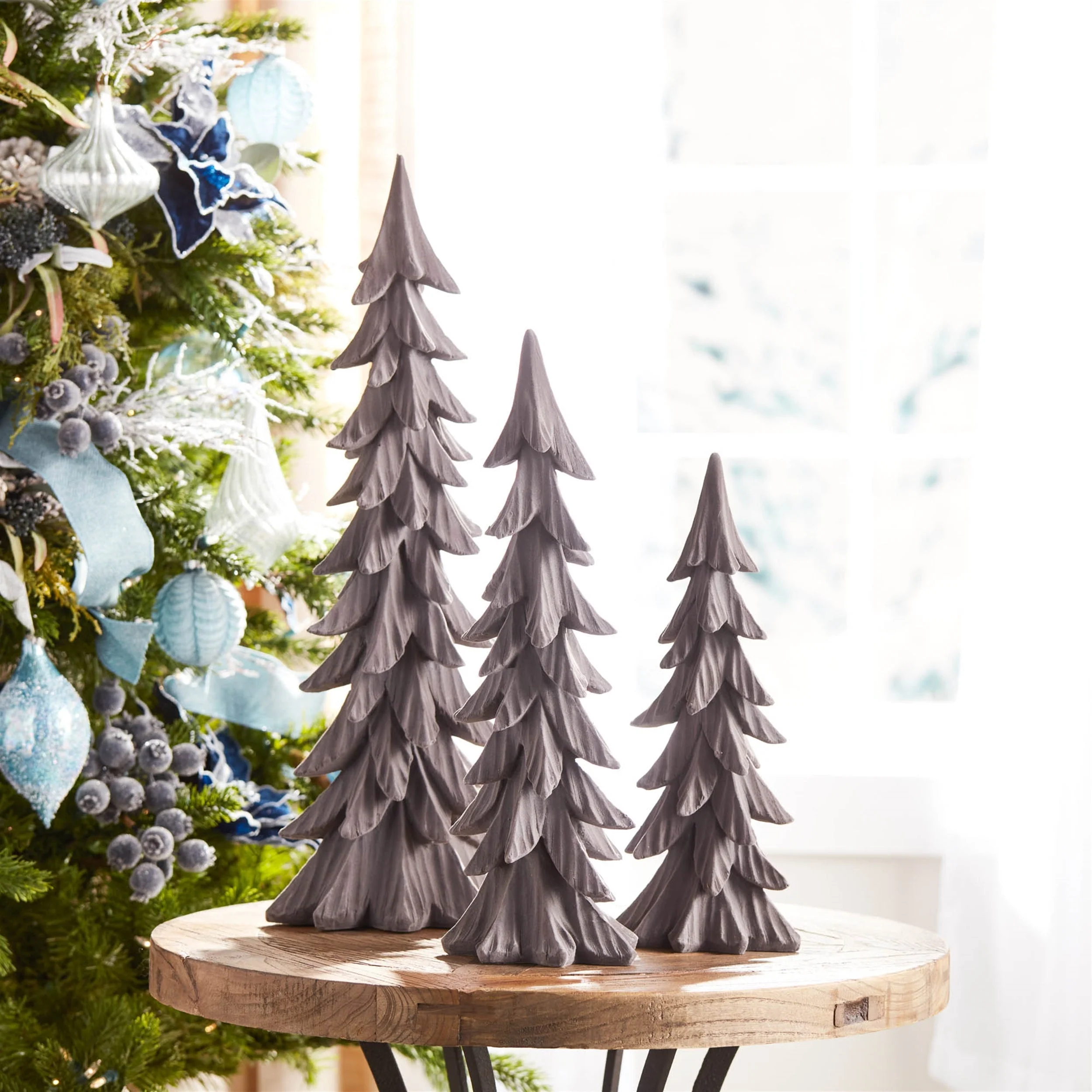 Velvet Pine Tree (Set of 3) - Image 6