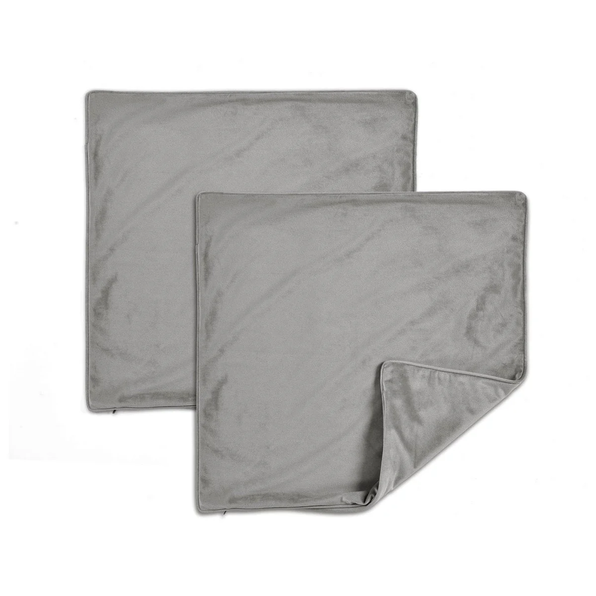 Velvet Solid Decorative Pillow Cover 2-Pack Set - Image 13