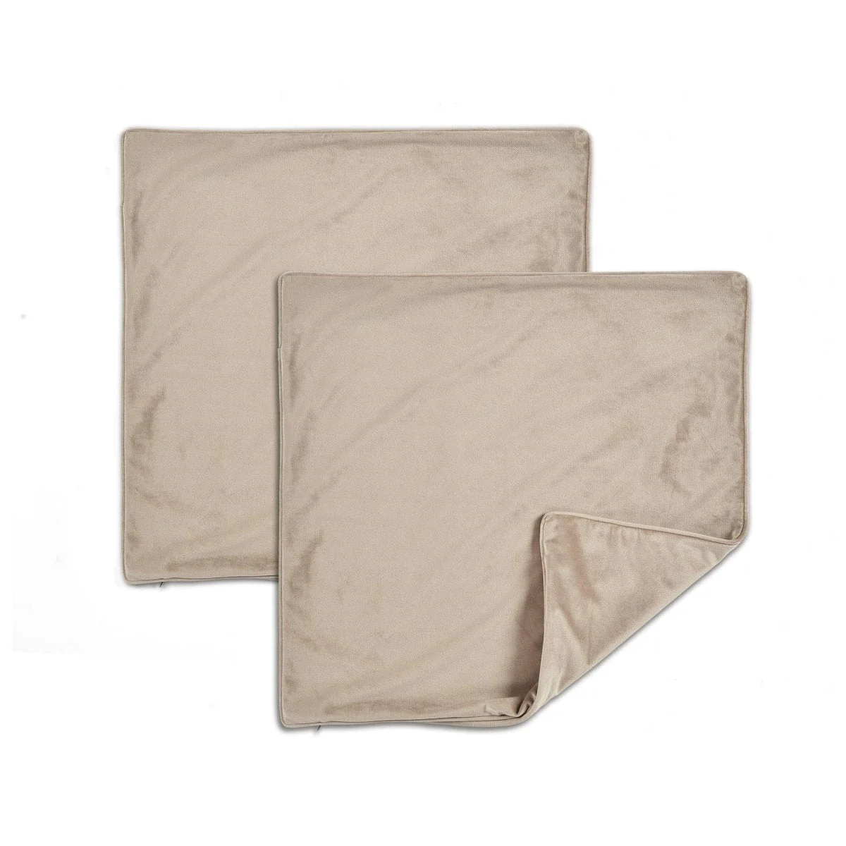 Velvet Solid Decorative Pillow Cover 2-Pack Set - Image 16