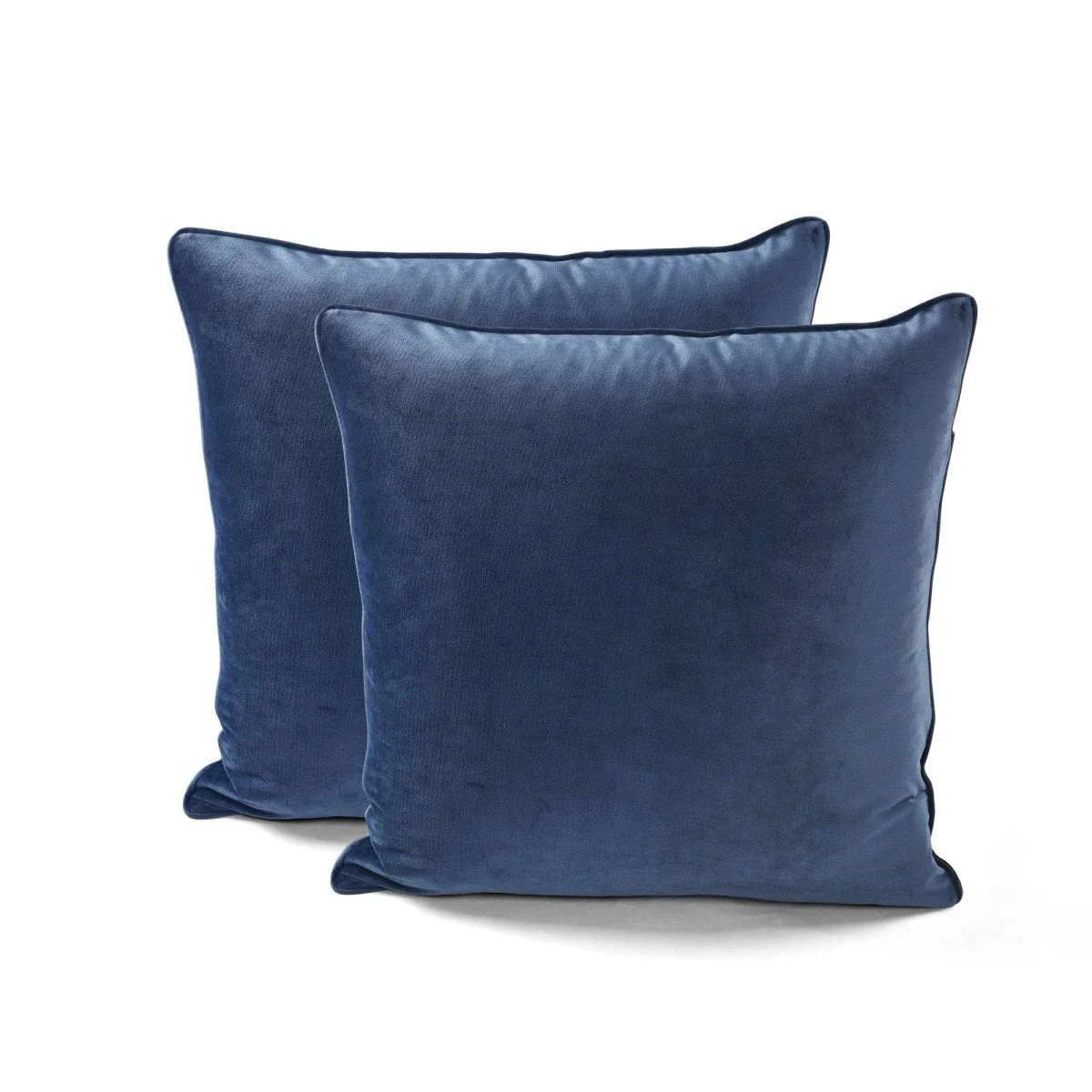 Velvet Solid Decorative Pillow Cover 2-Pack Set - Image 2