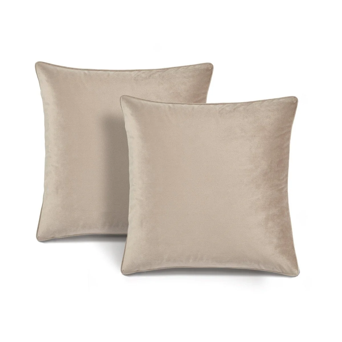 Velvet Solid Decorative Pillow Cover 2-Pack Set - Image 4