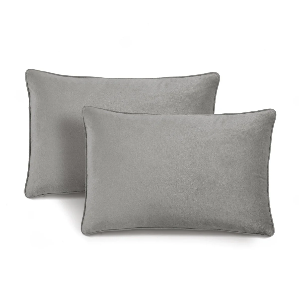 Velvet Solid Decorative Pillow Cover 2-Pack Set - Image 5