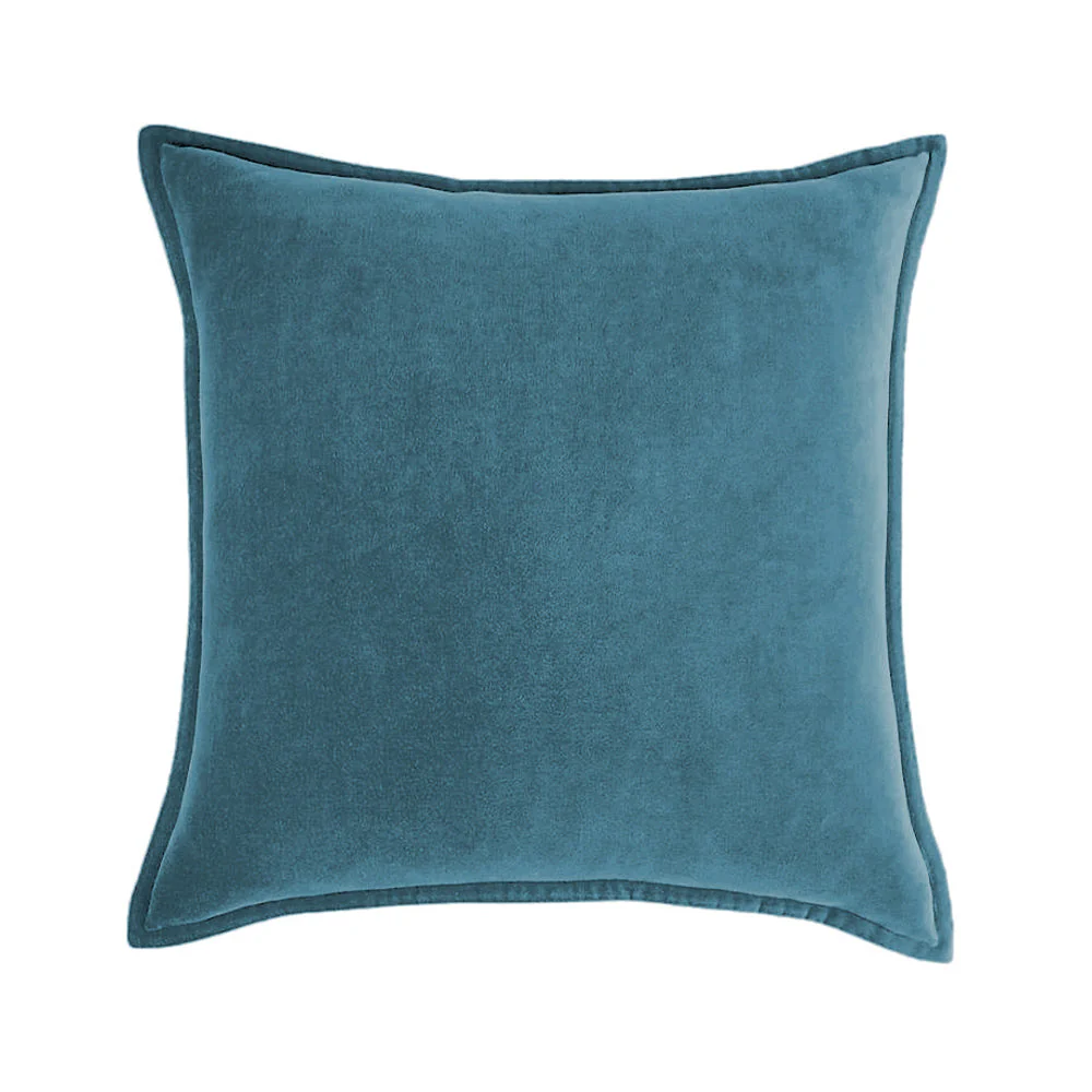 Velvet Throw Pillow  pack of 1, size 12"x20, 18"x18", 20"x20" options, Blue, velvet, 12X20 – Fancy & Stacy - Image 30