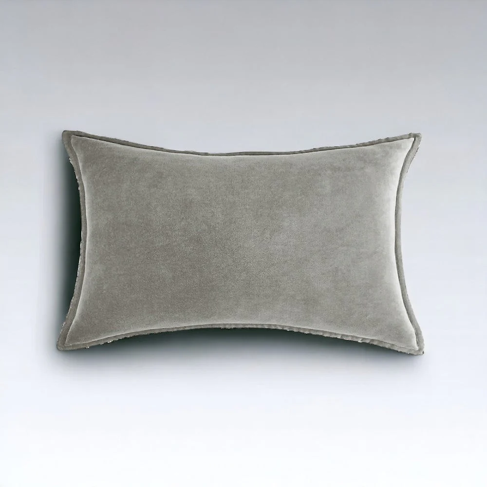 Velvet Throw Pillow  pack of 1, size 12"x20, 18"x18", 20"x20" options, Blue, velvet, 12X20 – Fancy & Stacy - Image 40