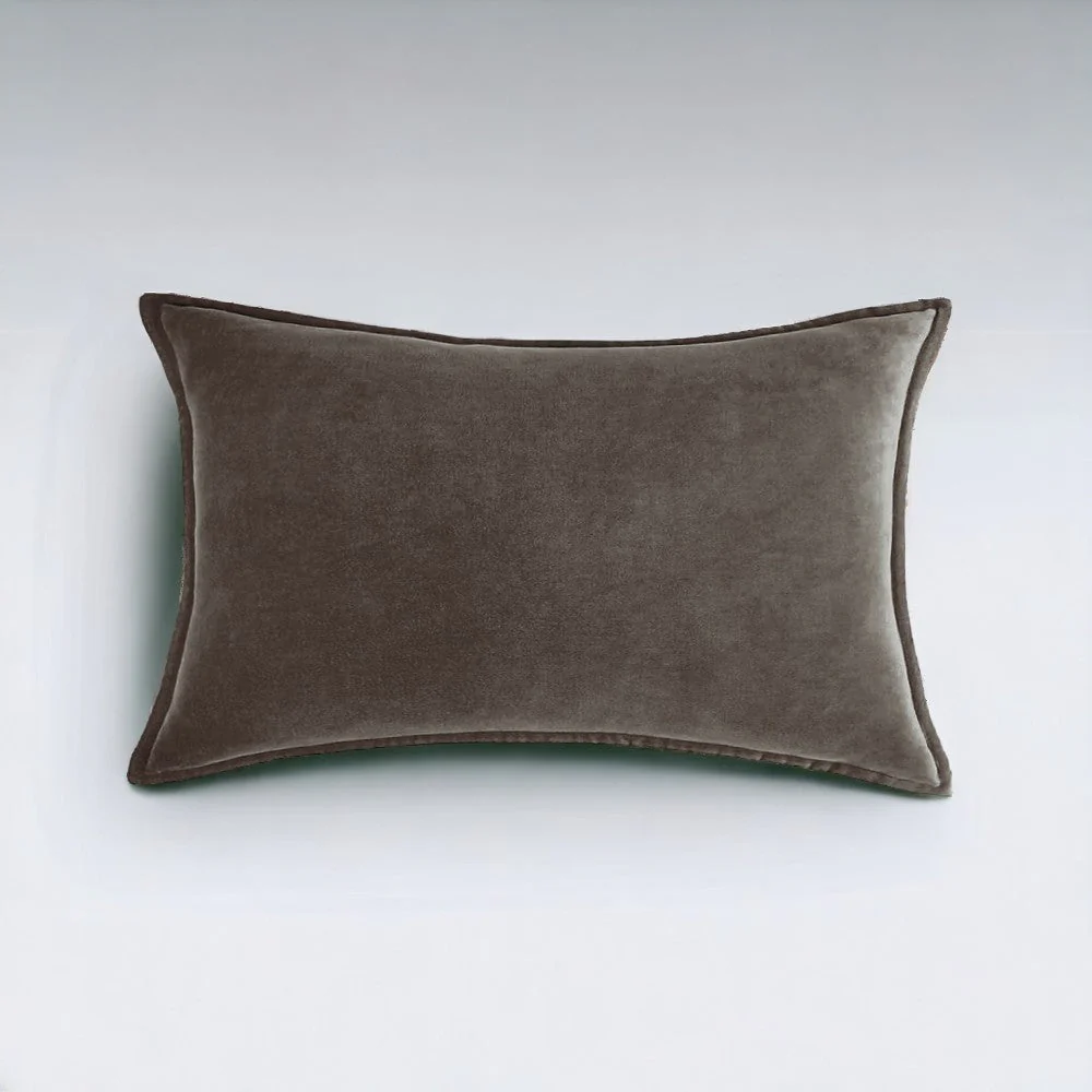 Velvet Throw Pillow  pack of 1, size 12"x20, 18"x18", 20"x20" options, Blue, velvet, 12X20 – Fancy & Stacy - Image 43