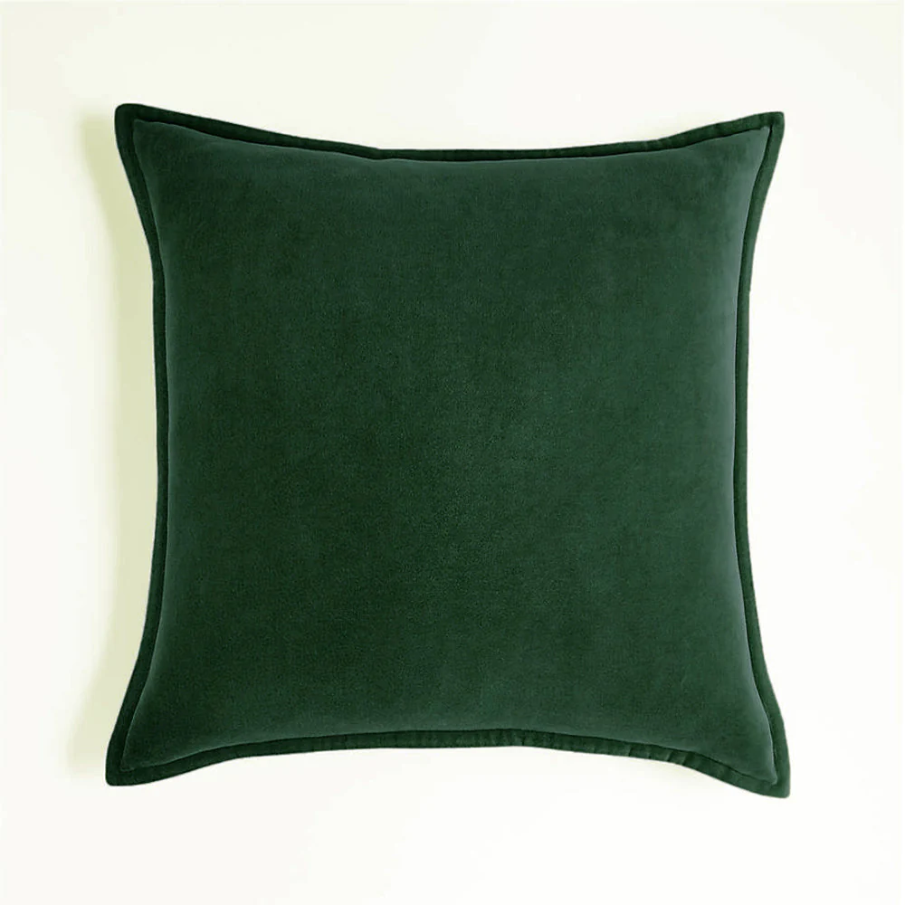Velvet Throw Pillows pack of 2, size 12"x20, 18"x18", 20"x20" and various color options - Image 33