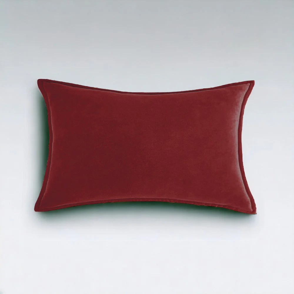 Velvet Throw Pillows pack of 2, size 12"x20, 18"x18", 20"x20" and various color options - Image 50
