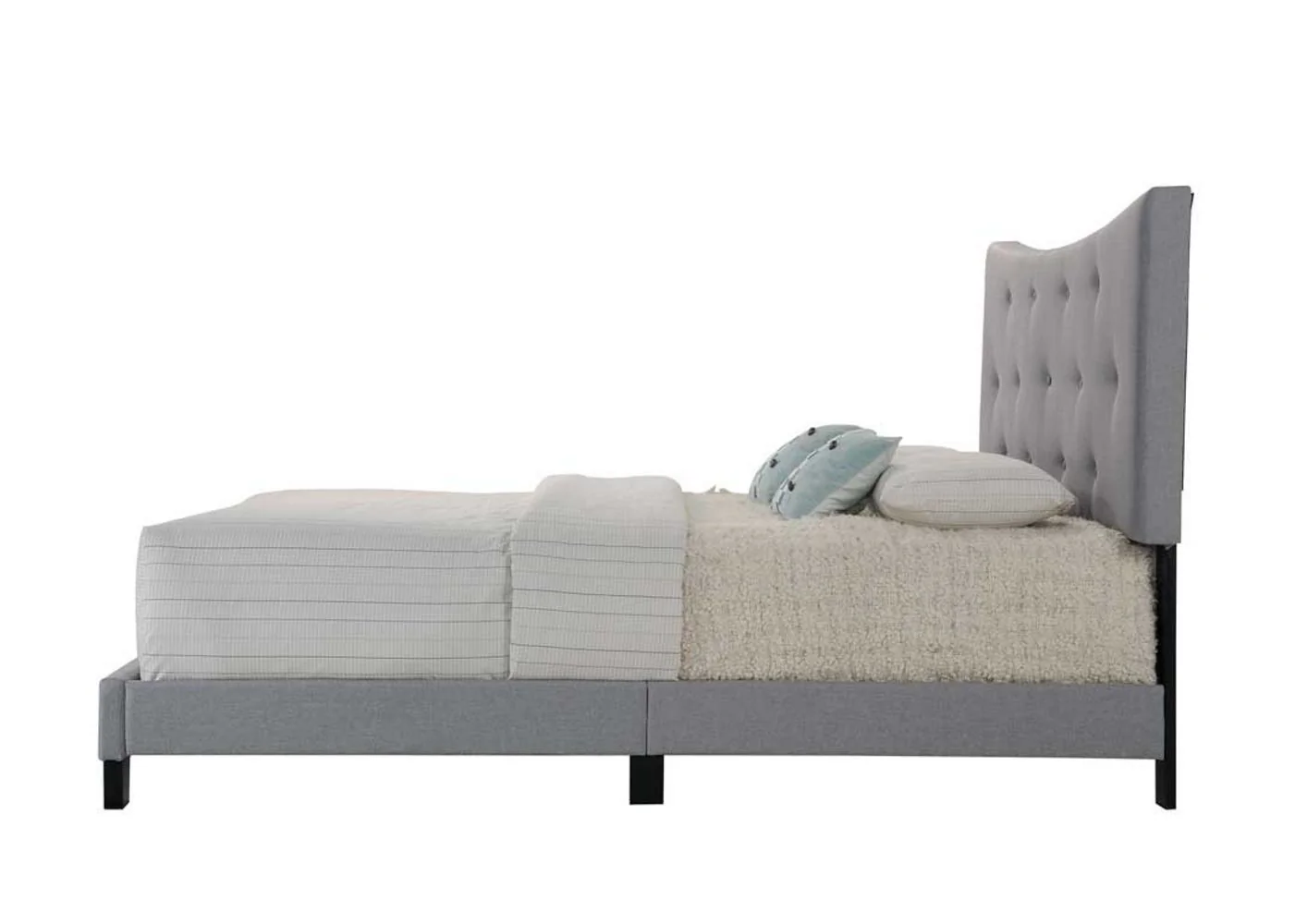 Venacha - Queen Bed - Gray - Image 4