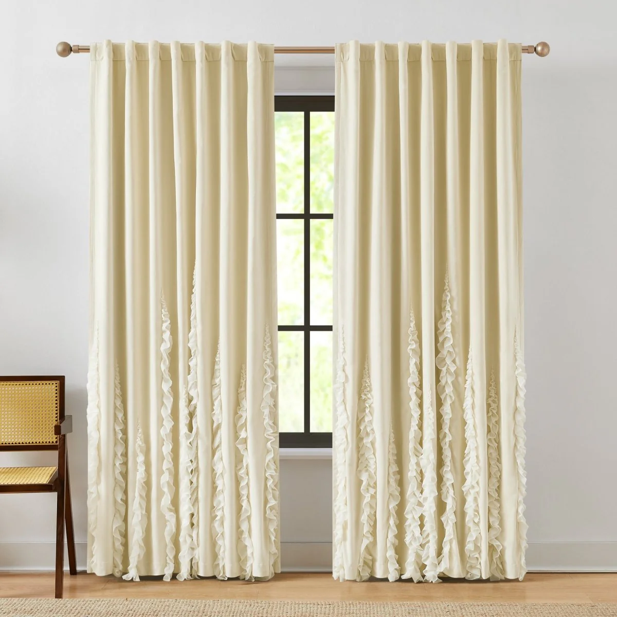 Verdant Path Velvet Blackout Window Curtain Panels - Image 10