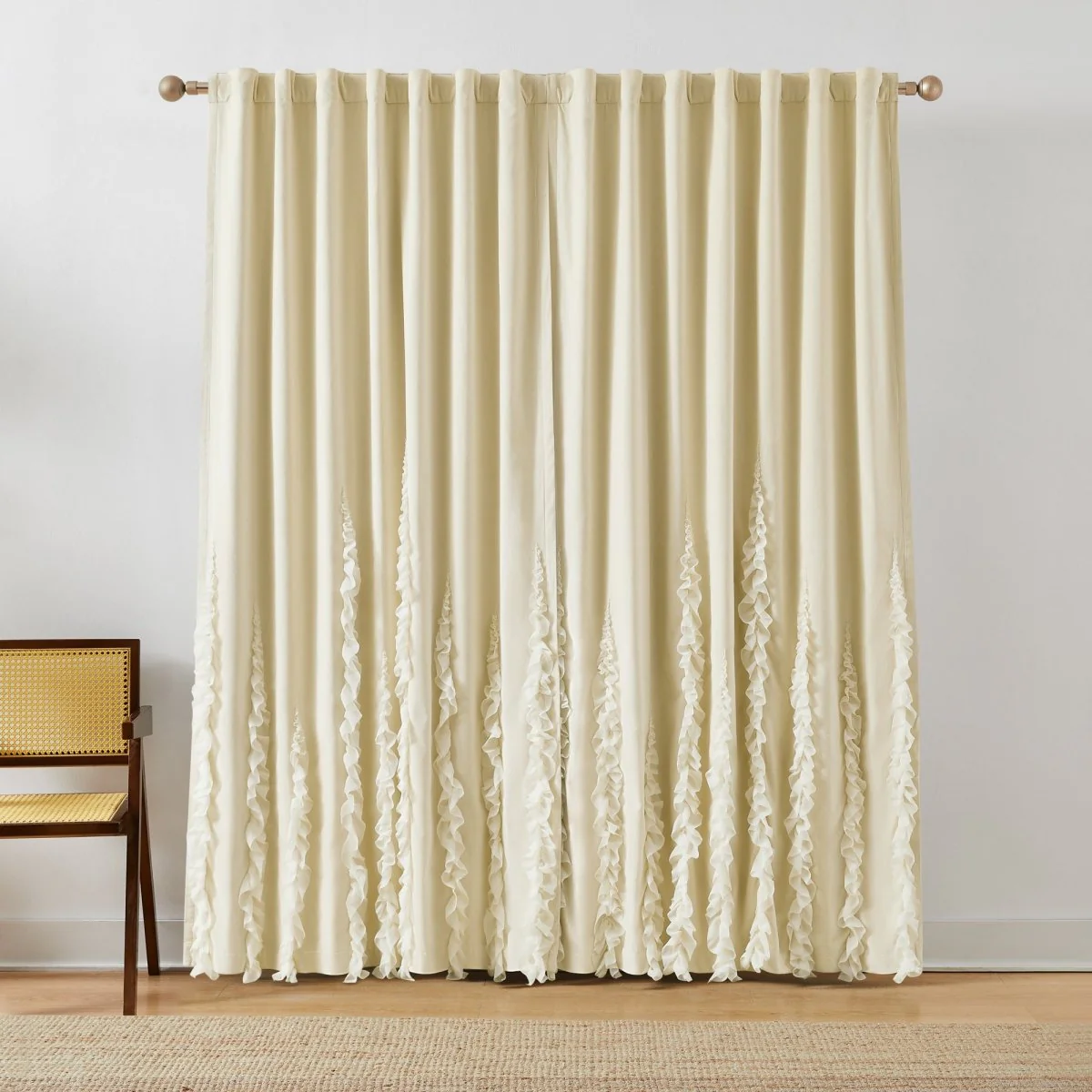 Verdant Path Velvet Blackout Window Curtain Panels - Image 12