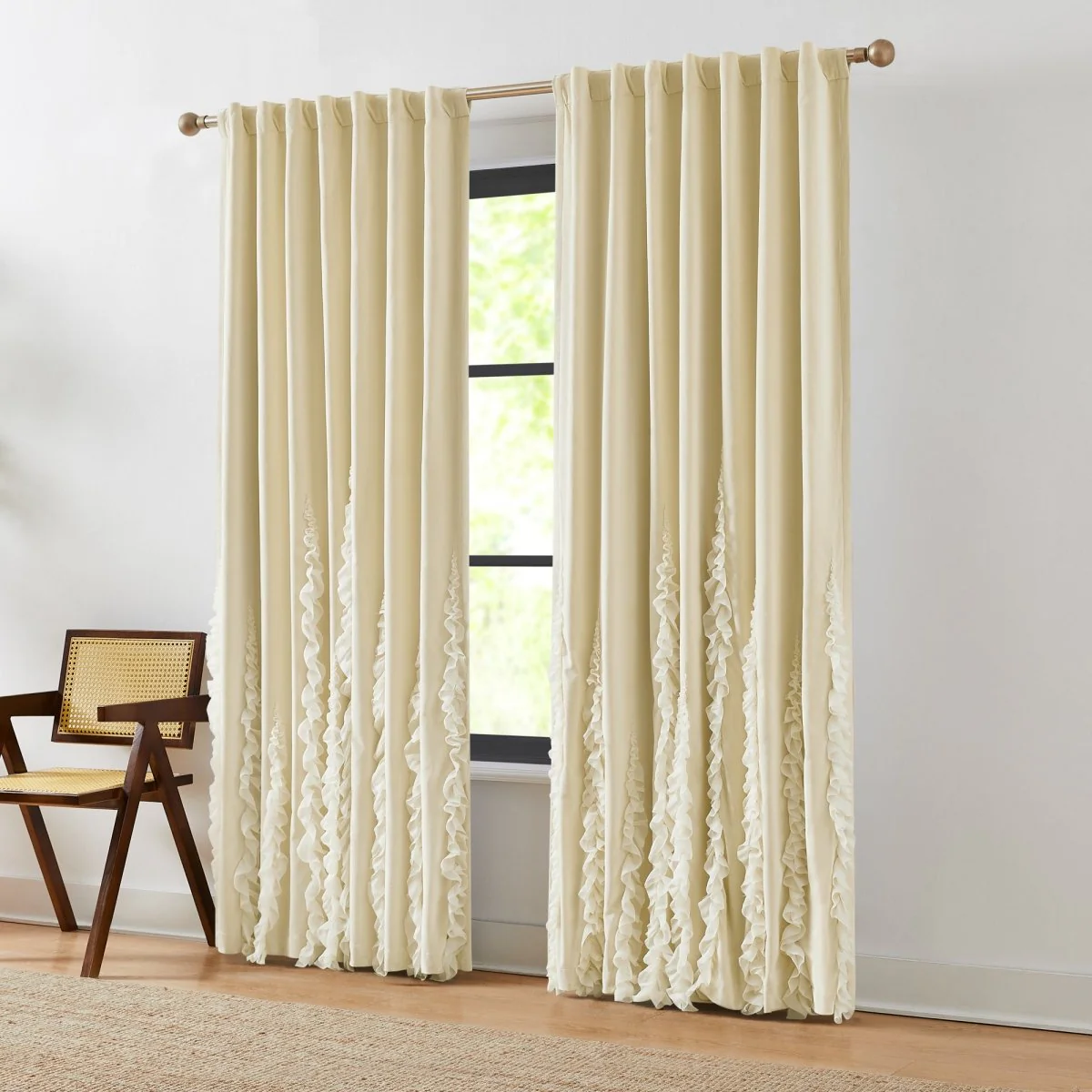 Verdant Path Velvet Blackout Window Curtain Panels - Image 13