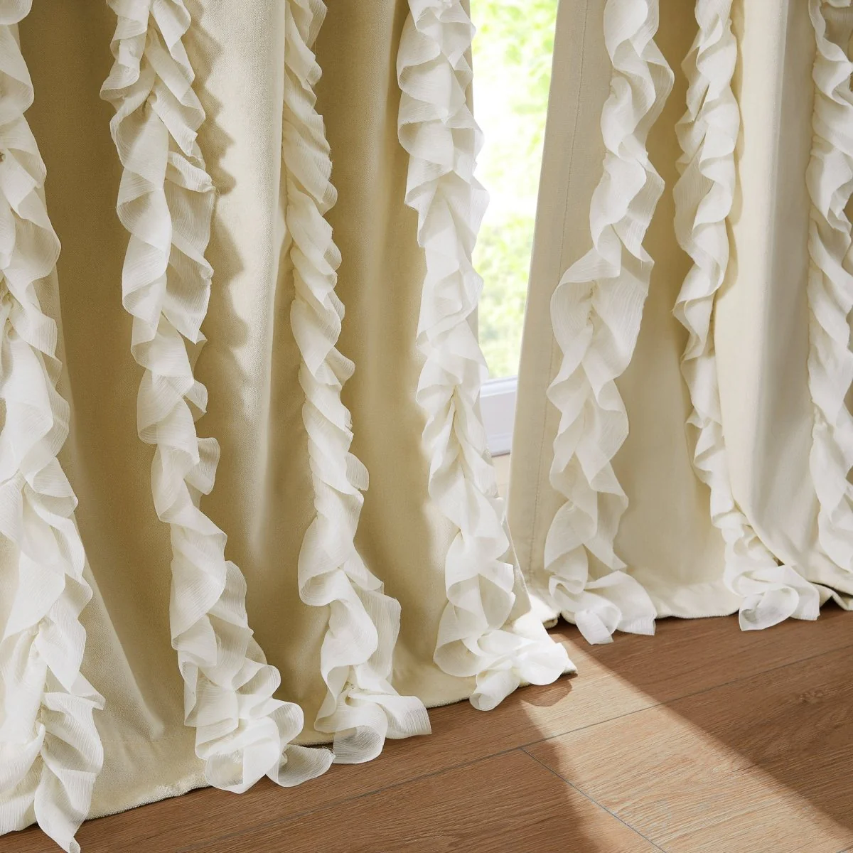 Verdant Path Velvet Blackout Window Curtain Panels - Image 14