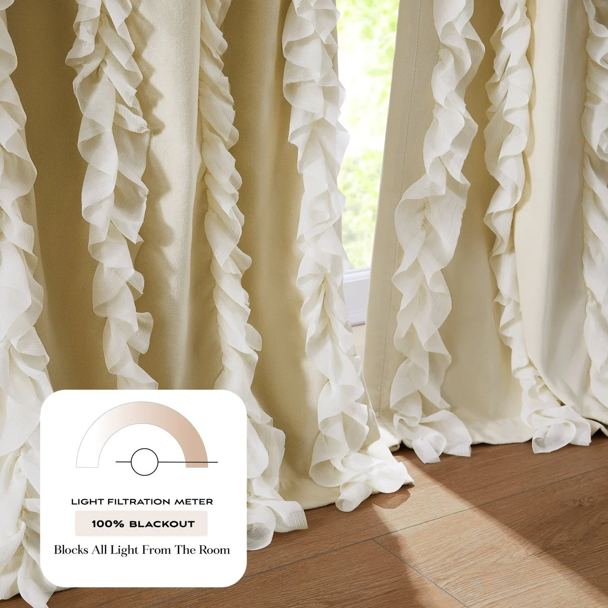 Verdant Path Velvet Blackout Window Curtain Panels - Image 18