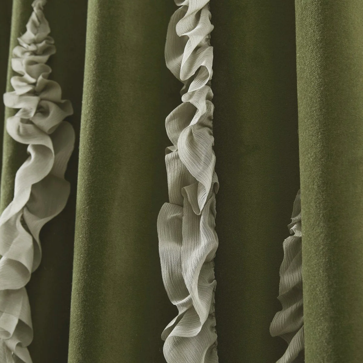 Verdant Path Velvet Blackout Window Curtain Panels - Image 6