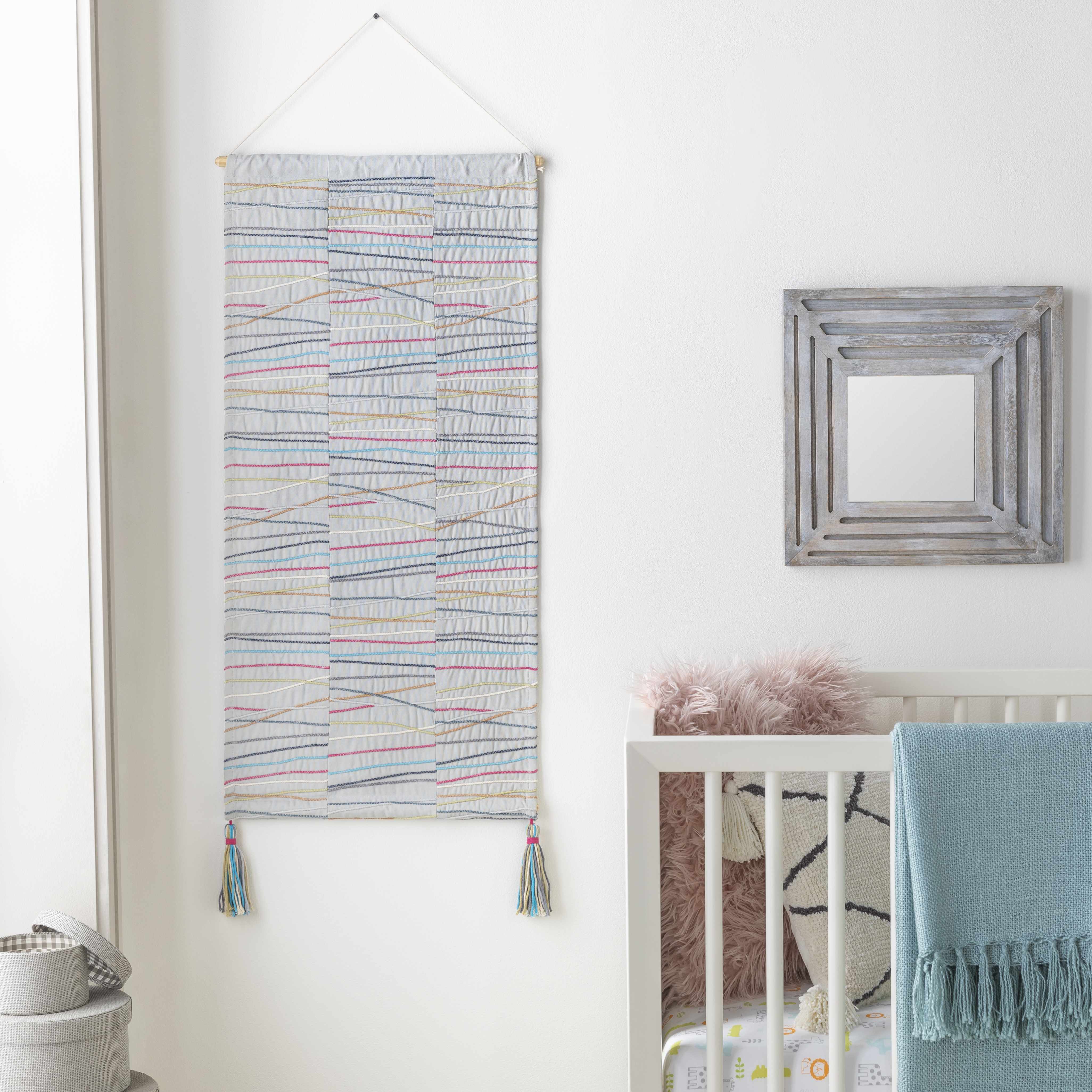 Verden Striped Multicolor Wall Hanging - Image 2