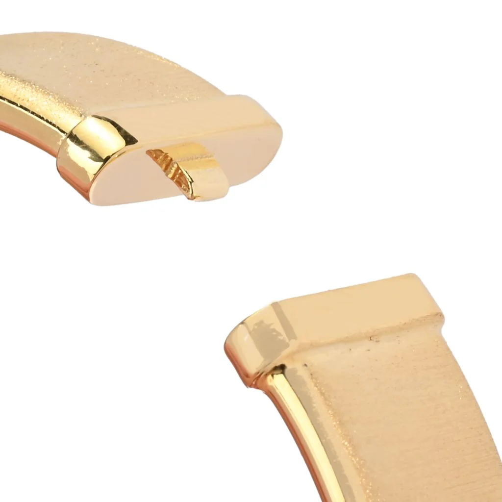 Verona Gioielli 18K Gold Plated or Sterling Silver Tubing Satin Bangle Bracelet - Image 2