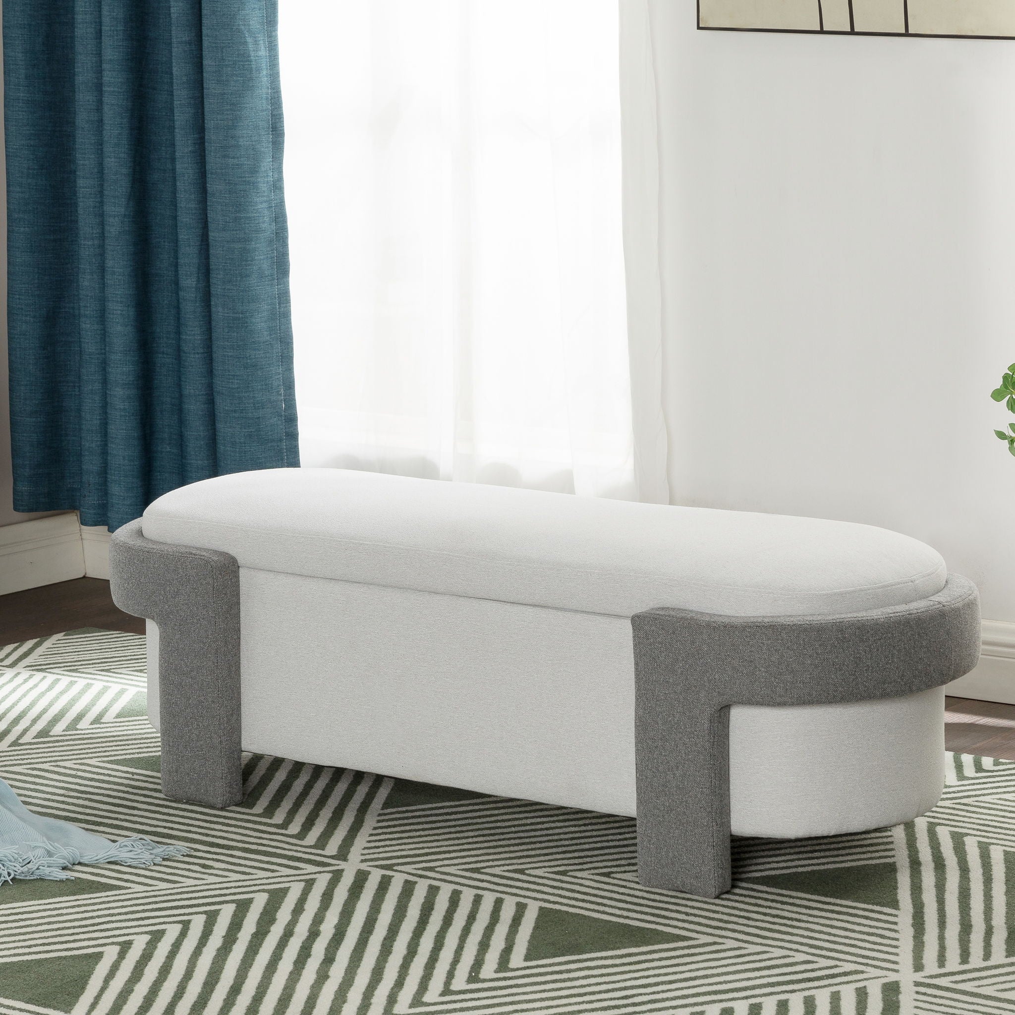 Versatile Storage Ottoman Bench, Spacious & Durable - Image 4