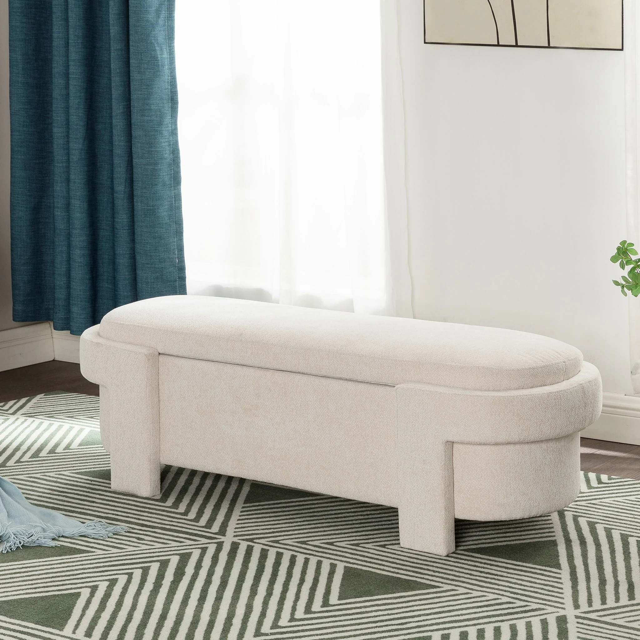 Versatile Storage Ottoman Bench, Spacious & Durable - Image 5