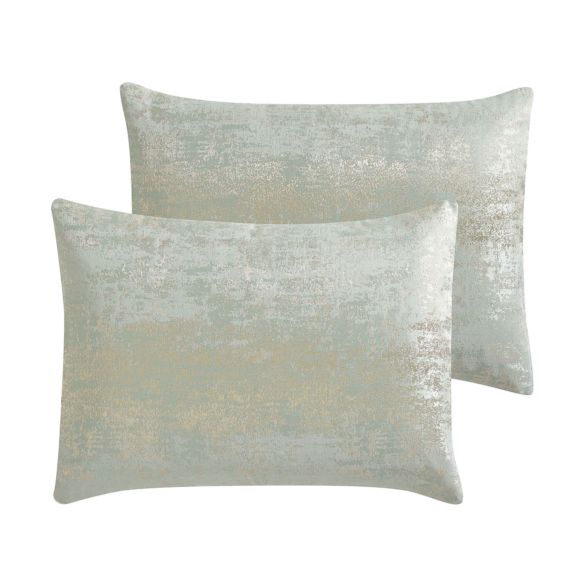 Vesta Gold Satin Circle-Quilted 7-Piece Comforter Set - Image 6