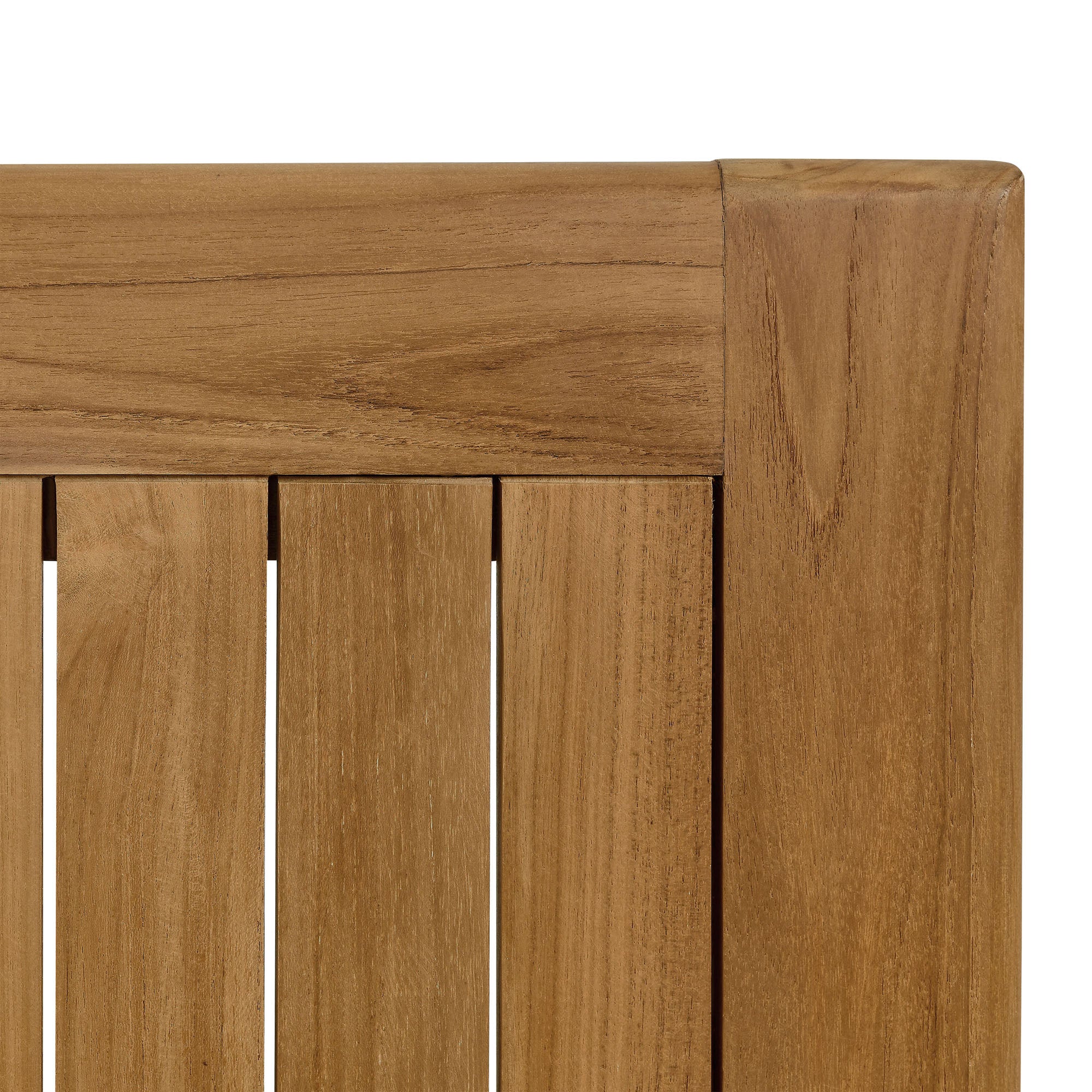 Vienna 34" Square Outdoor Patio Teak Wood Dining Table by Modway - Image 7