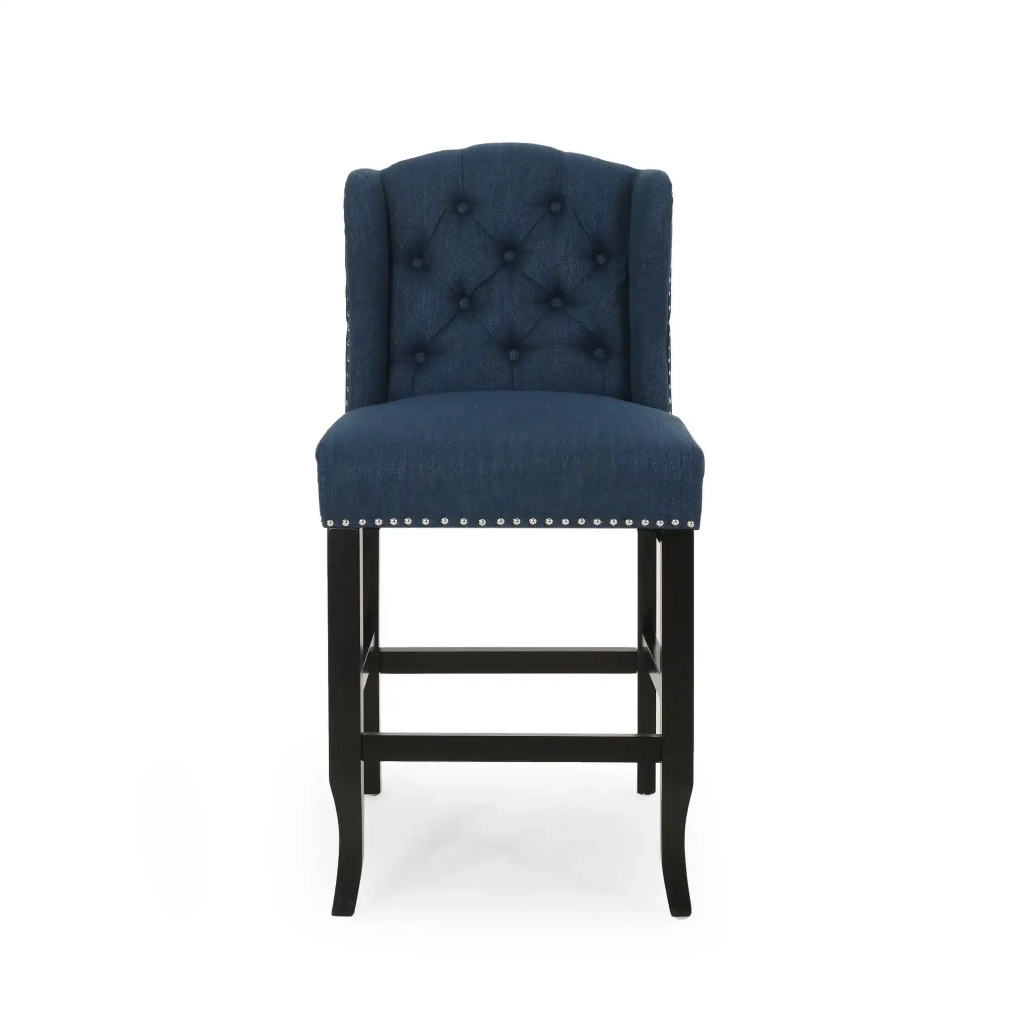 Vienna - Fabric Tufted Counter Stool With Nailhead Accents (Set of 2) - Image 6