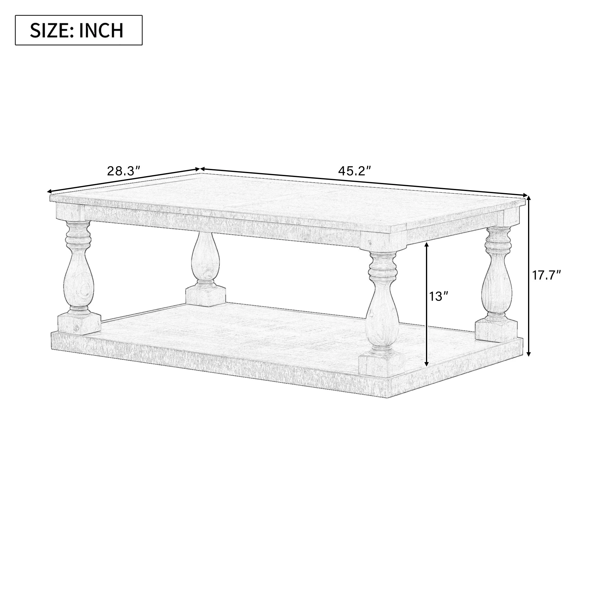 Vintage Coffee Table - Image 9