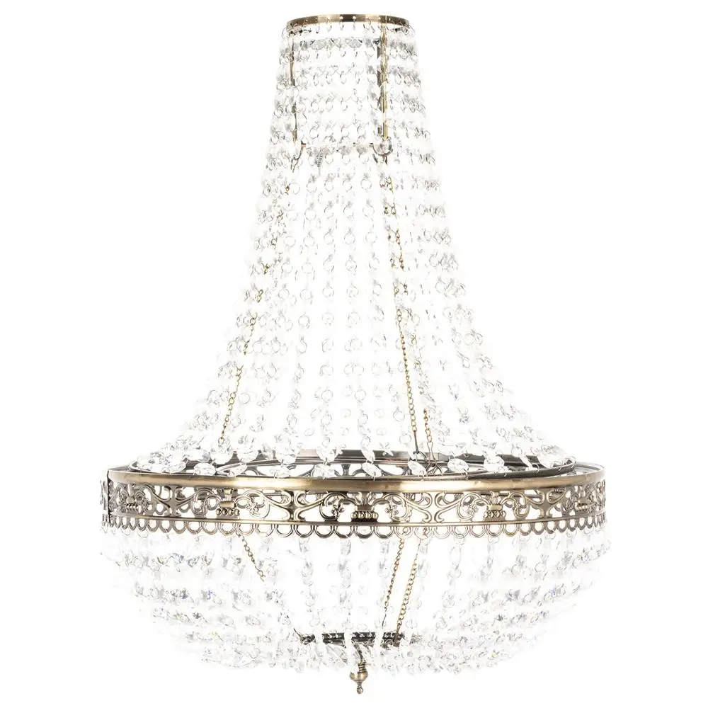 Vintage Crystal Chandelier Lampshade – Ceiling Pendant Light Shade Easy Fit - Image 13