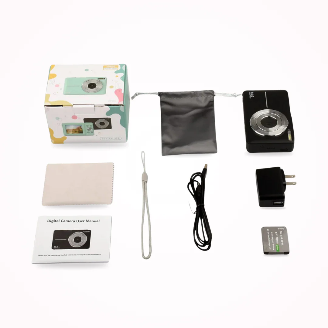 Vintage Digital Camera 1080P Retro Compact Camera - Image 3