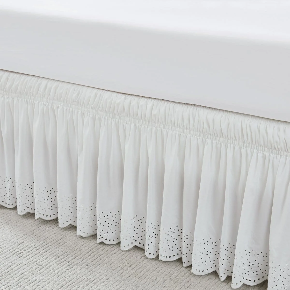 Vintage Eyelet Bed Skirt - Image 8