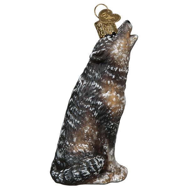 Vintage Howling Wolf Ornament - Image 3
