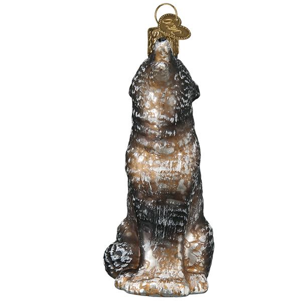 Vintage Howling Wolf Ornament - Image 4