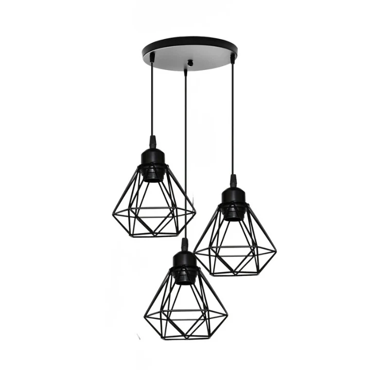 Vintage Industrial Pendant Light Wrought Iron Ceiling Chandelier Restaurant Home - Image 14