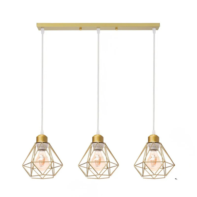 Vintage Industrial Pendant Light Wrought Iron Ceiling Chandelier Restaurant Home - Image 8