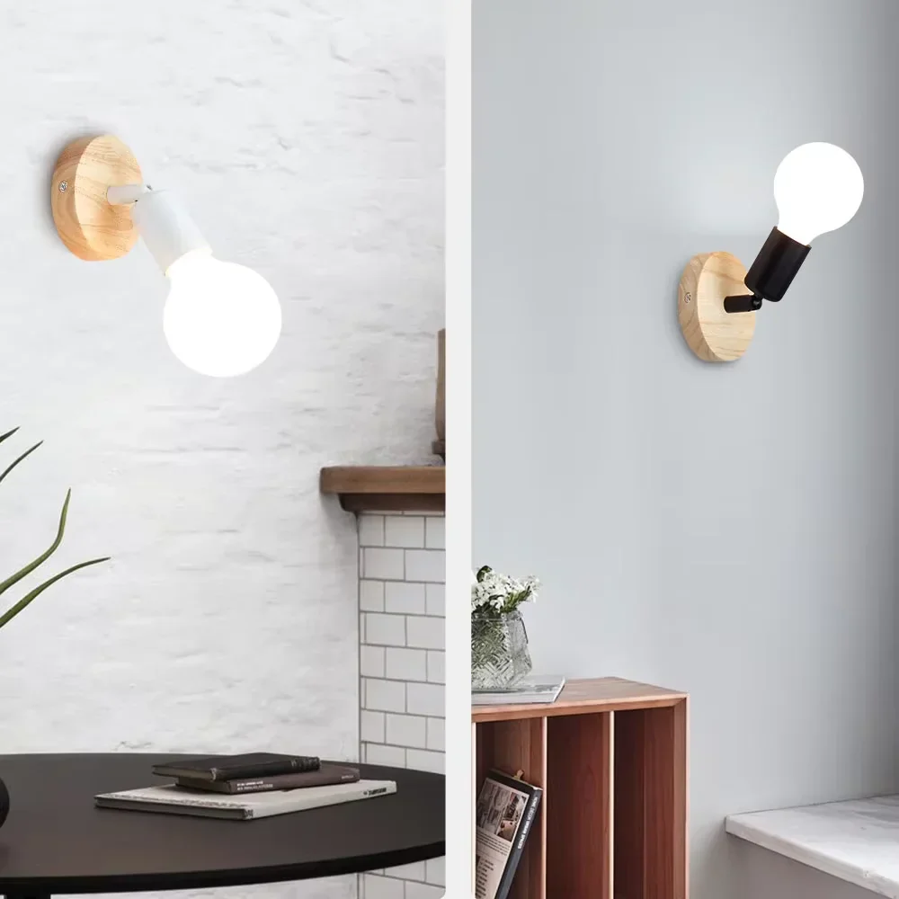 Vintage Industrial Wall Sconce – Retro E27 Bedside Lamp for Bedroom & Dining Room - Image 3