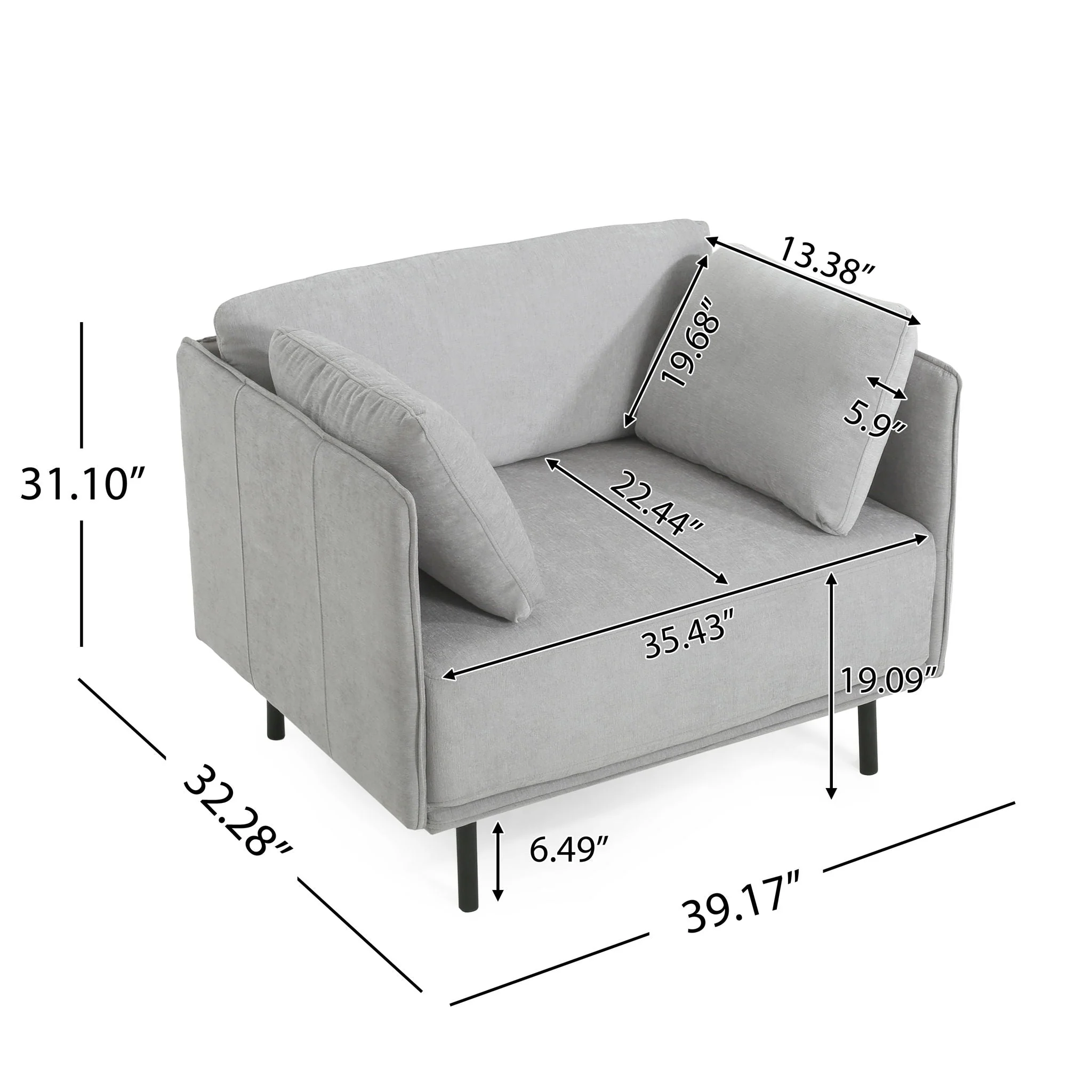 Vintage Modern Aesthetic Appeal Lounge Chair - Image 11