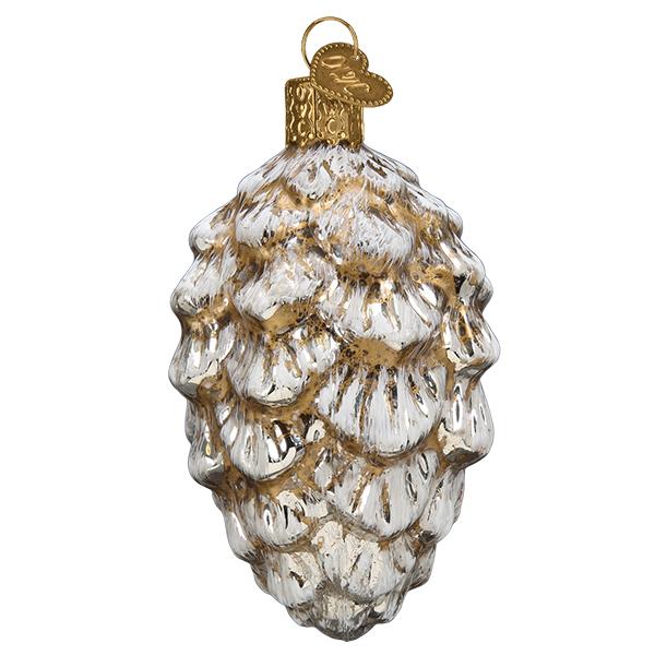 Vintage Ponderosa Pine Cone Christmas Ornament - Image 4