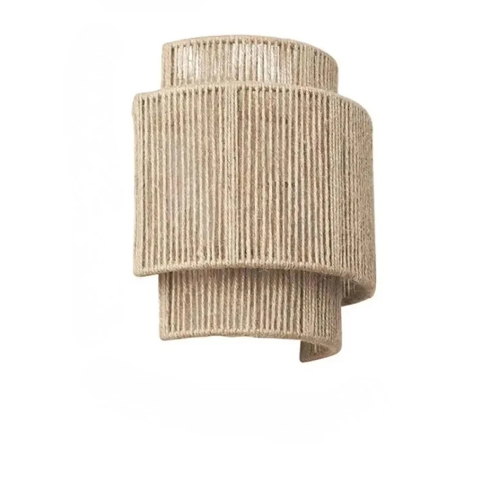 Vintage Rattan Wall Light E27 Handwoven Rope Sconce for Bedside Living Room - Image 7