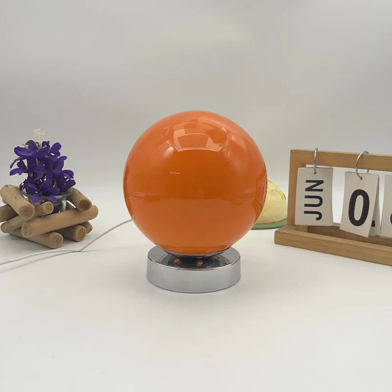 Vintage Round Table Lamp USB Charging Night Light Bedside Bedroom Atmosphere Lamp - Image 4