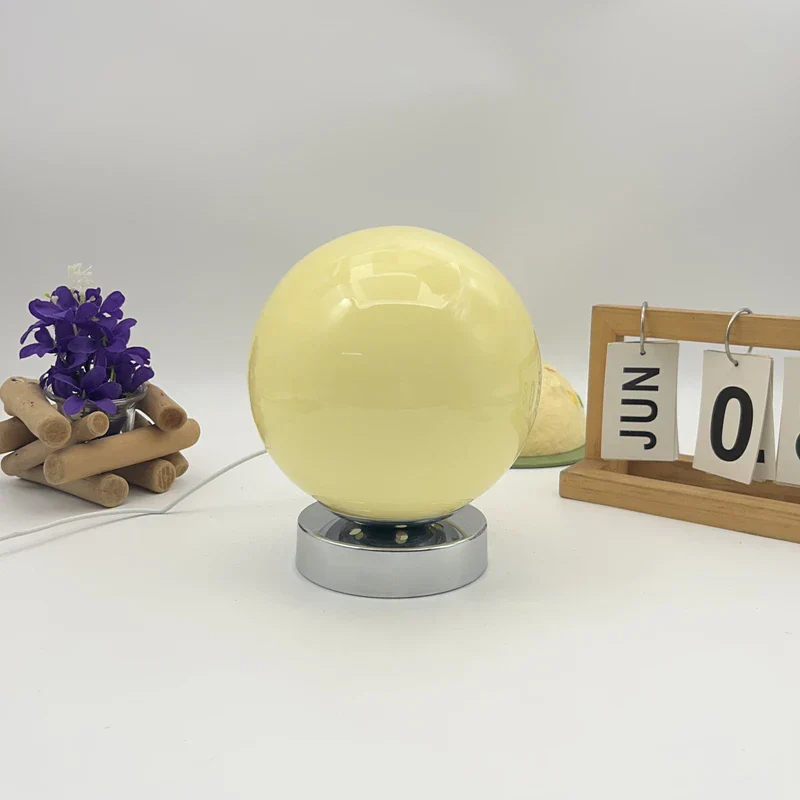 Vintage Round Table Lamp USB Charging Night Light Bedside Bedroom Atmosphere Lamp - Image 6