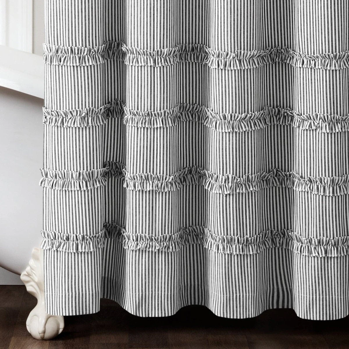 Vintage Stripe Yarn Dyed Shower Curtain - Image 20