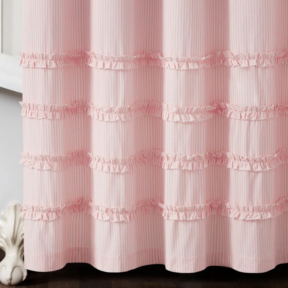 Vintage Stripe Yarn Dyed Shower Curtain - Image 25
