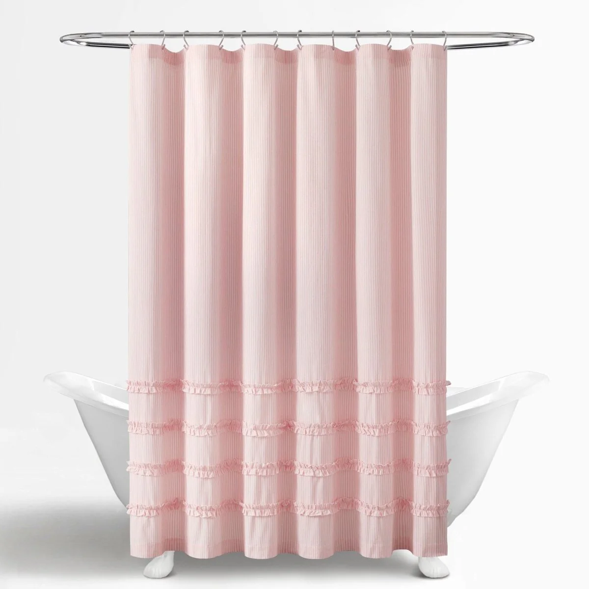 Vintage Stripe Yarn Dyed Shower Curtain - Image 27