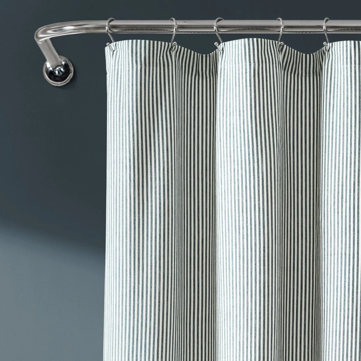Vintage Stripe Yarn Dyed Shower Curtain - Image 7